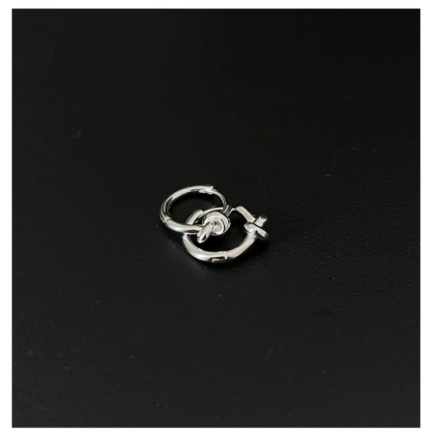 Knotted Hoop Earrings ArtsKoreanMan