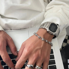 Knotted Metal Bracelet ArtsKoreanMan