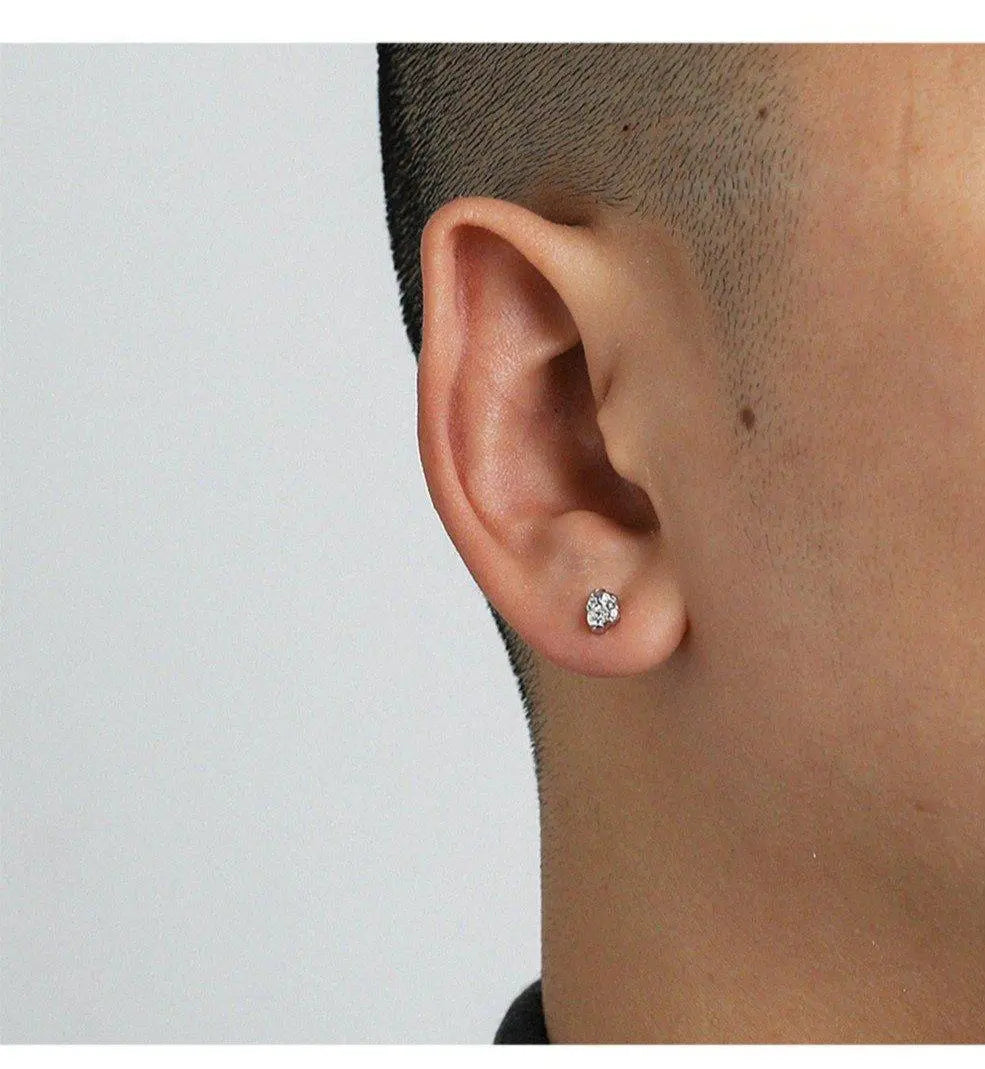 Lava Meteorite Earrings ArtsKoreanMan