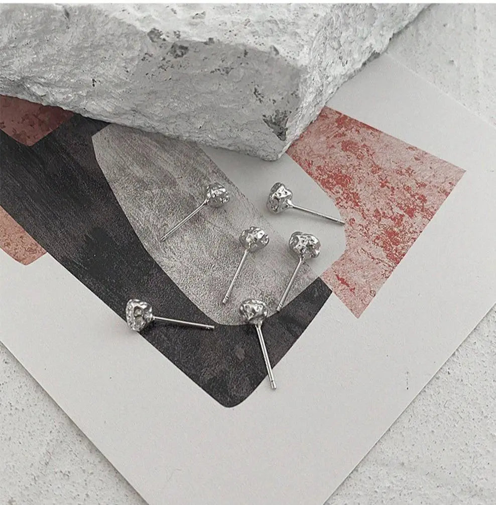 Lava Meteorite Earrings ArtsKoreanMan