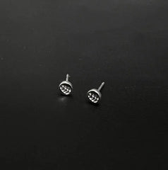 Leaf Print Stud Earrings ArtsKoreanMan