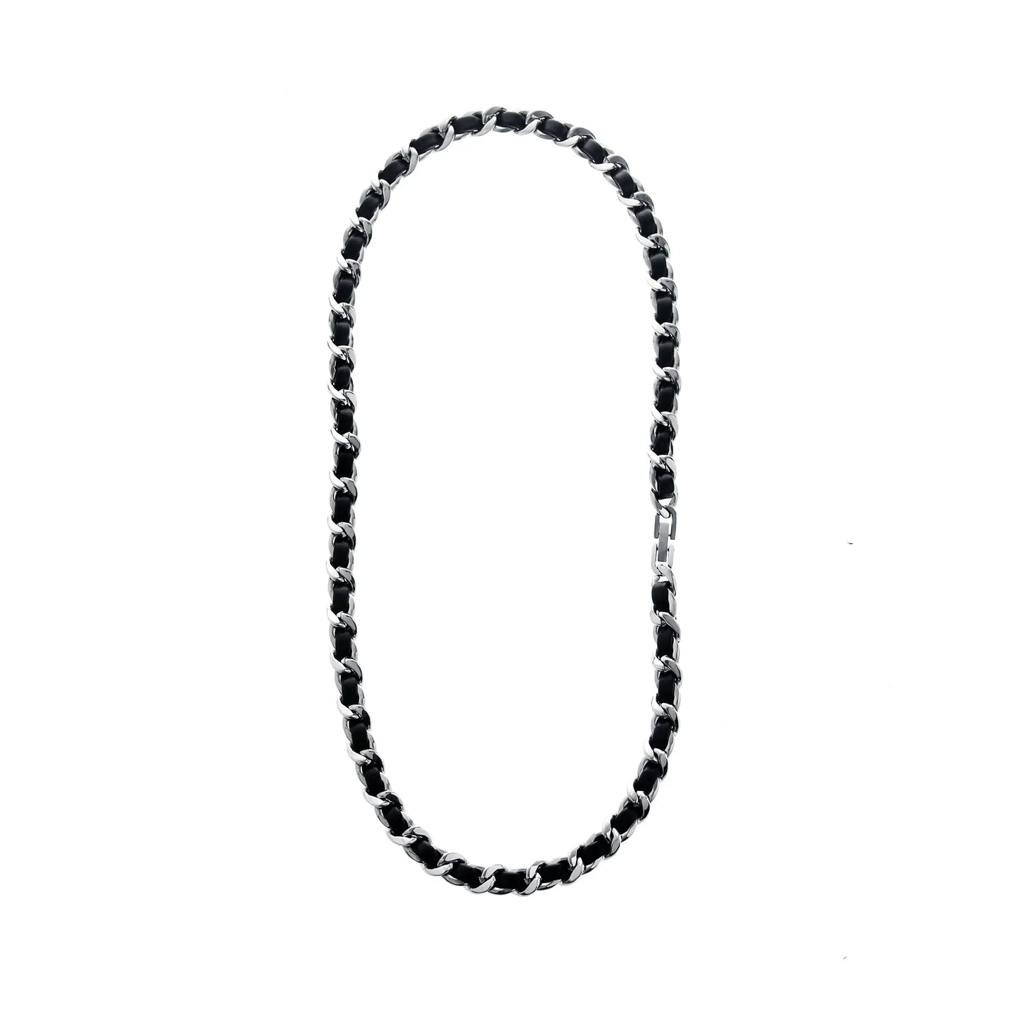 Leather Braided Cuban Chain ArtsKoreanMan