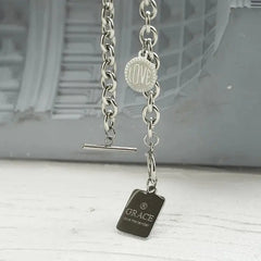 Letter Hip Hop Style Necklace ArtsKoreanMan