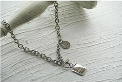 Letter Hip Hop Style Necklace ArtsKoreanMan