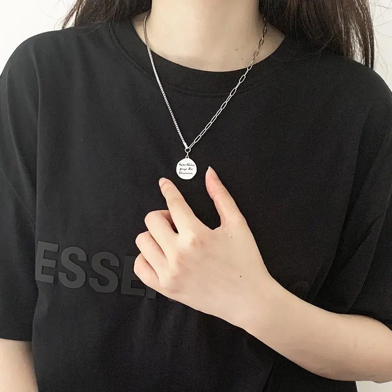 Letter Necklace ArtsKoreanMan