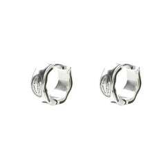 Lettering Hoop Earrings ArtsKoreanMan