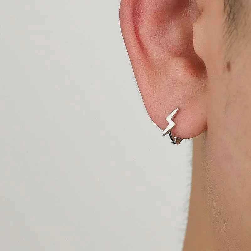 Lightning Design Earrings ArtsKoreanMan