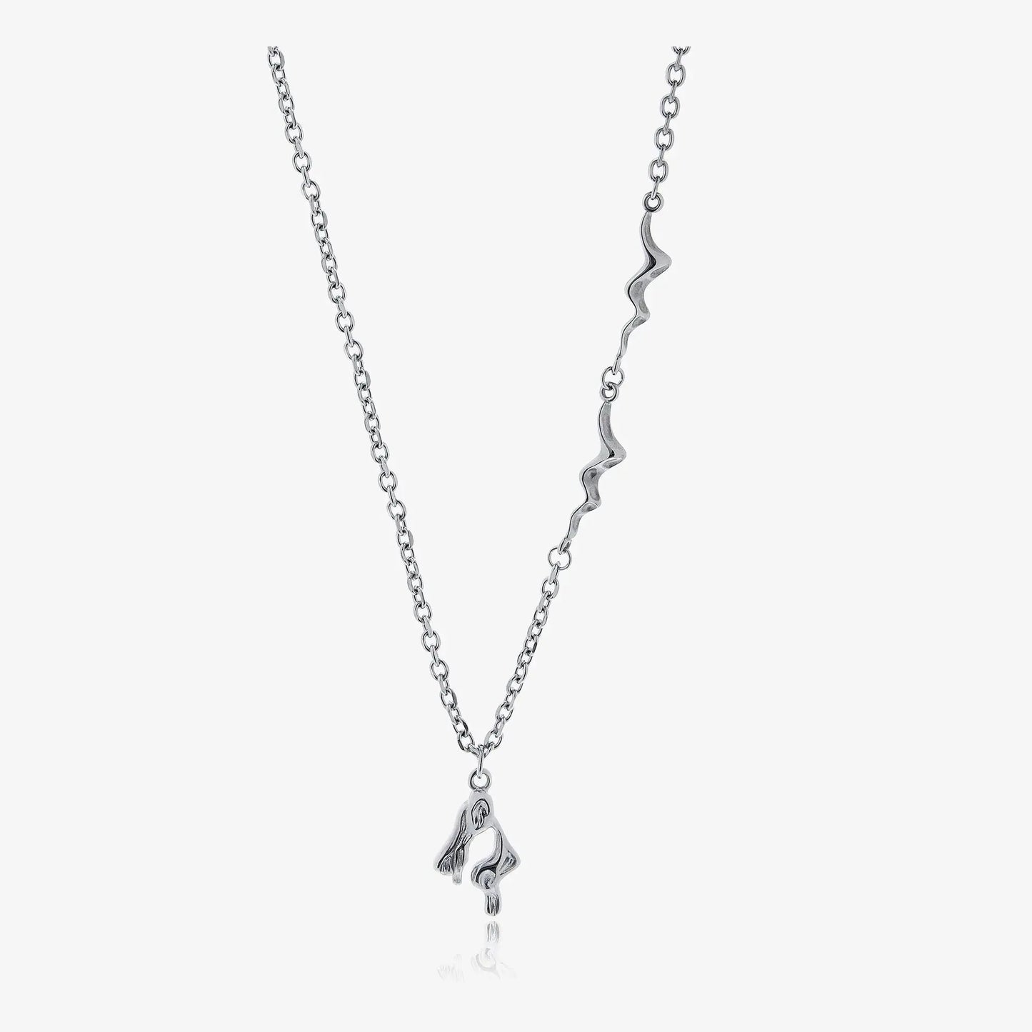 Liquid Shape Pendant Necklace ArtsKoreanMan