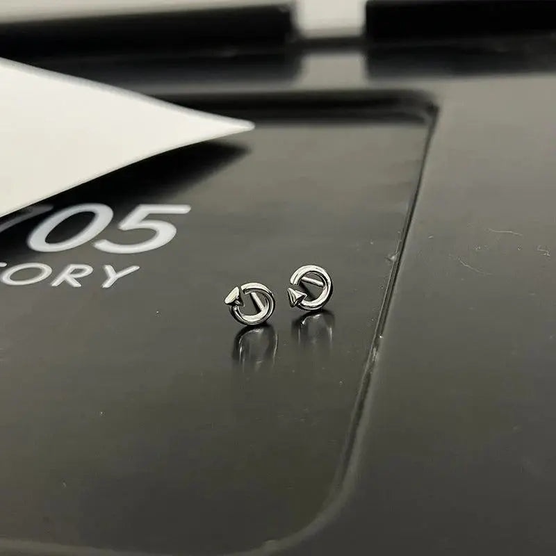 Loading Symbol Stud Earrings ArtsKoreanMan