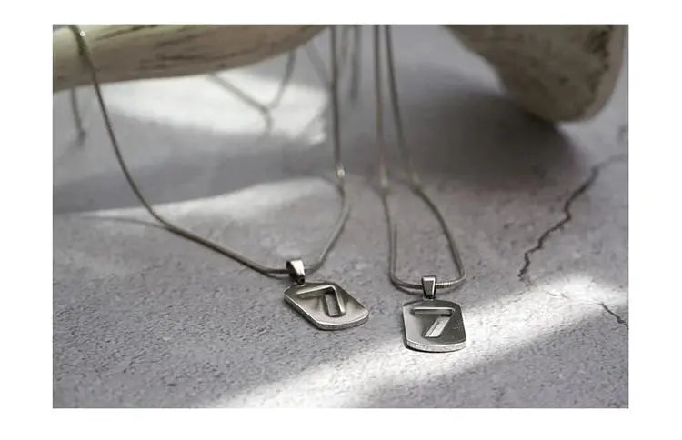 Lucky Number "7" Necklace ArtsKoreanMan