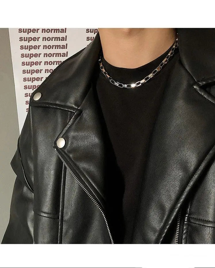 Metal Thick Chain Choker ArtsKoreanMan