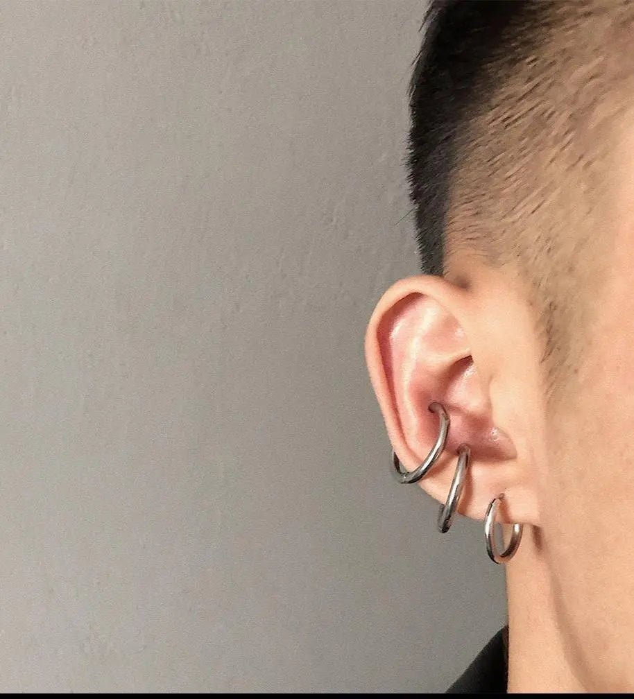 Metal Ring Ear Bone Clip ArtsKoreanMan