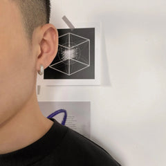Micro-Set Zircon Hoop Earrings ArtsKoreanMan