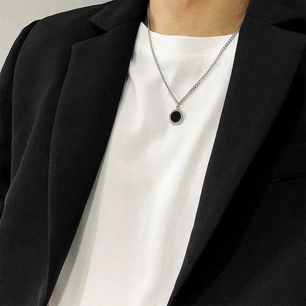 Gem Pendant Necklace ArtsKoreanMan