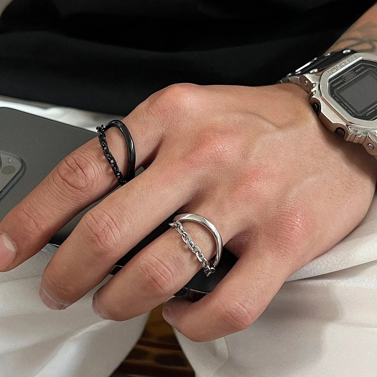 Oval Chain Ring ArtsKoreanMan