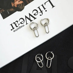 Oval Earrings ArtsKoreanMan