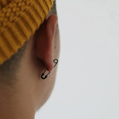 Paper Clip Shape Earrings ArtsKoreanMan