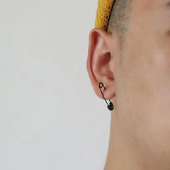 Paper Clip Shape Earrings ArtsKoreanMan