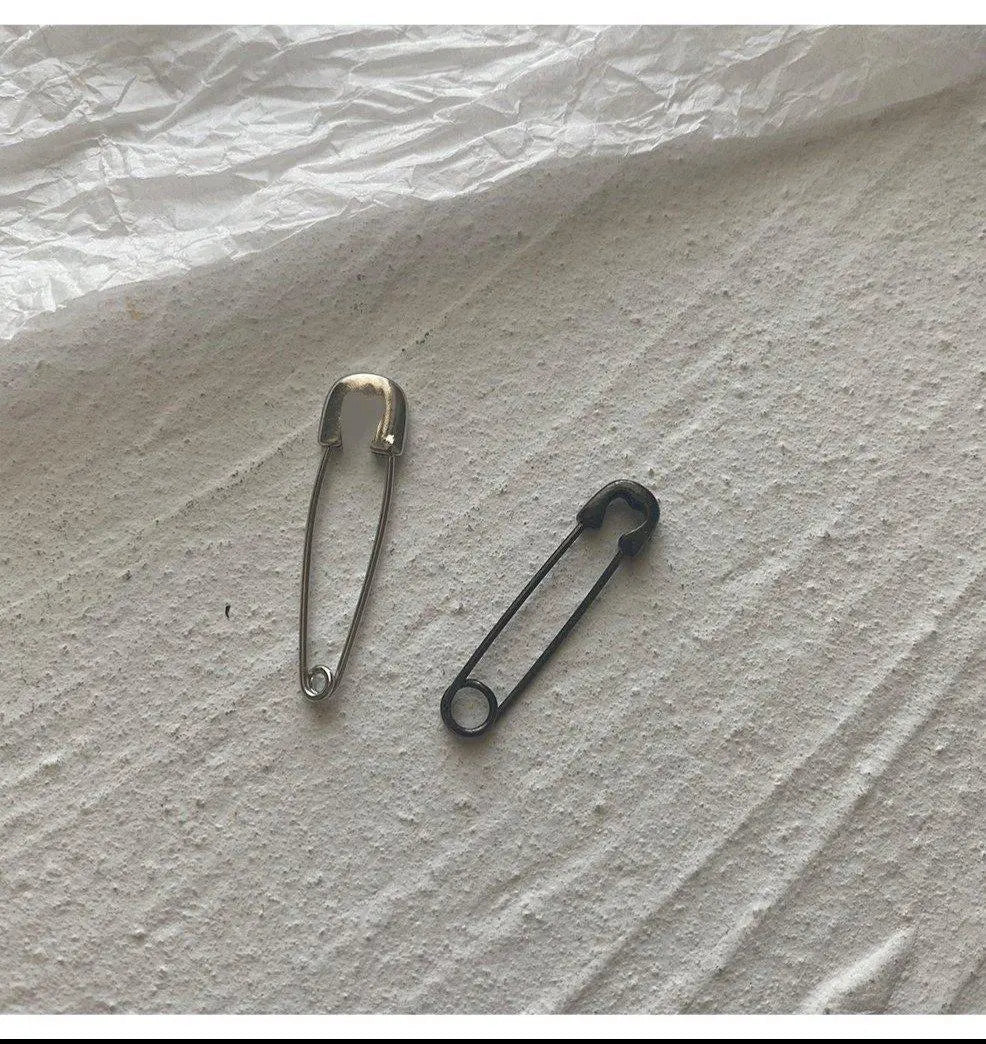 Paper Clip Shape Earrings ArtsKoreanMan