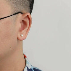 Pearl Stud Earrings ArtsKoreanMan