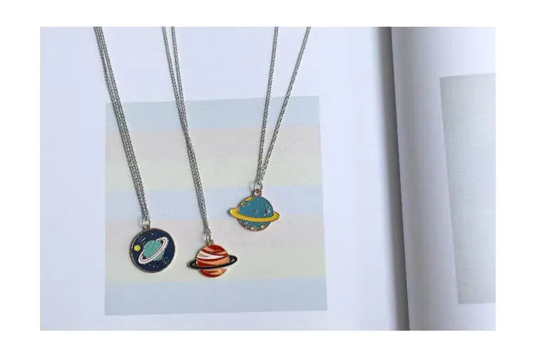 Planet Pendant Necklace ArtsKoreanMan