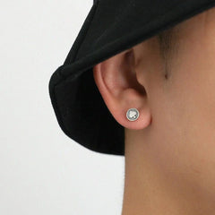 Poker Heart Shape Earrings ArtsKoreanMan