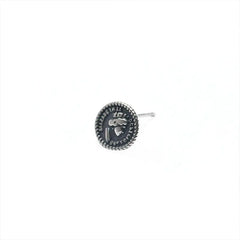 Portrait Coin Stud Earrings ArtsKoreanMan