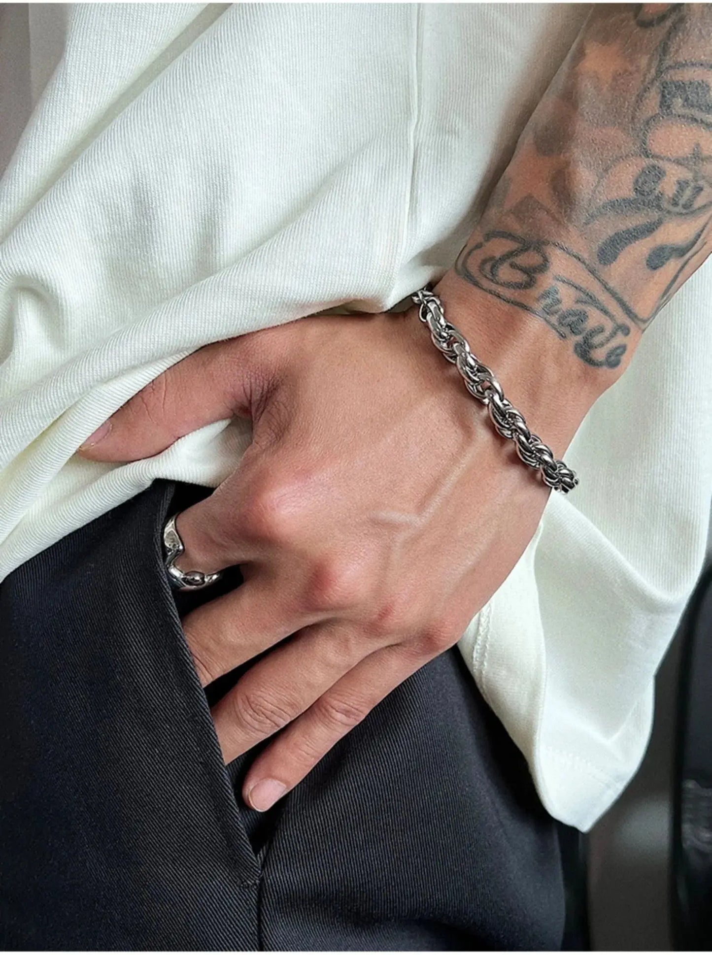 Punk Cuban Chain Bracelet ArtsKoreanMan