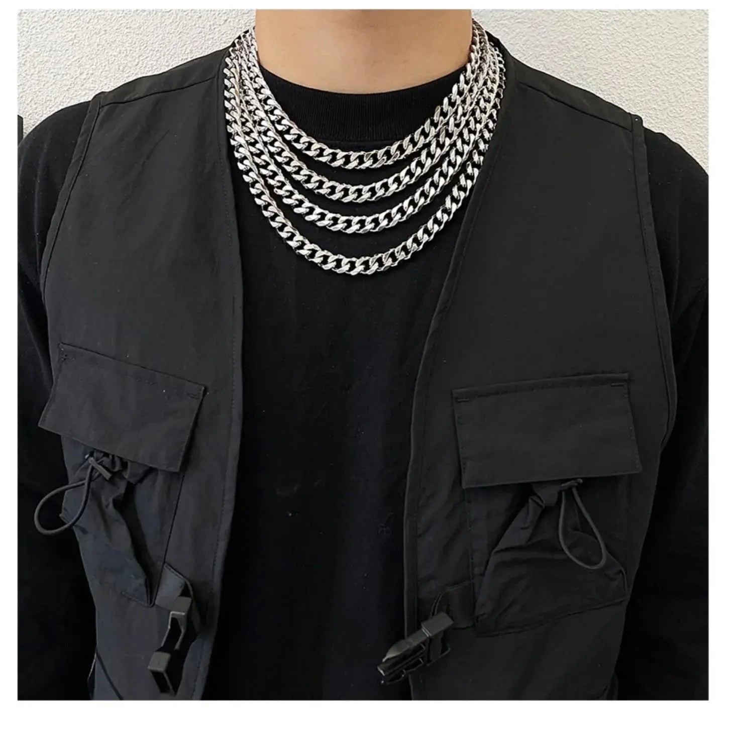 Punk Cuban Chain Necklace ArtsKoreanMan