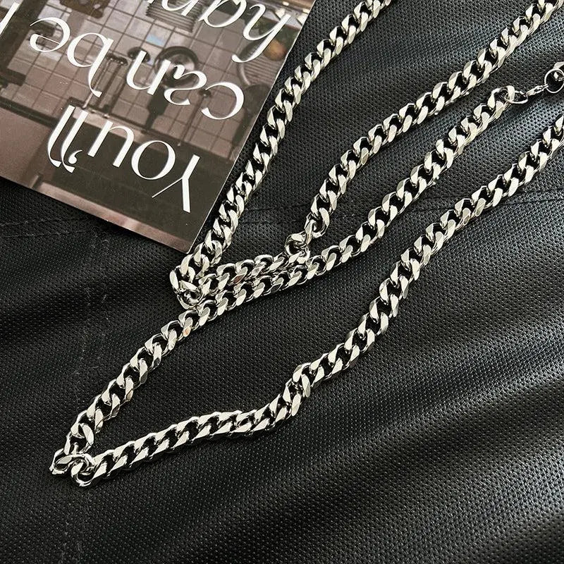 Punk Cuban Chain Necklace ArtsKoreanMan