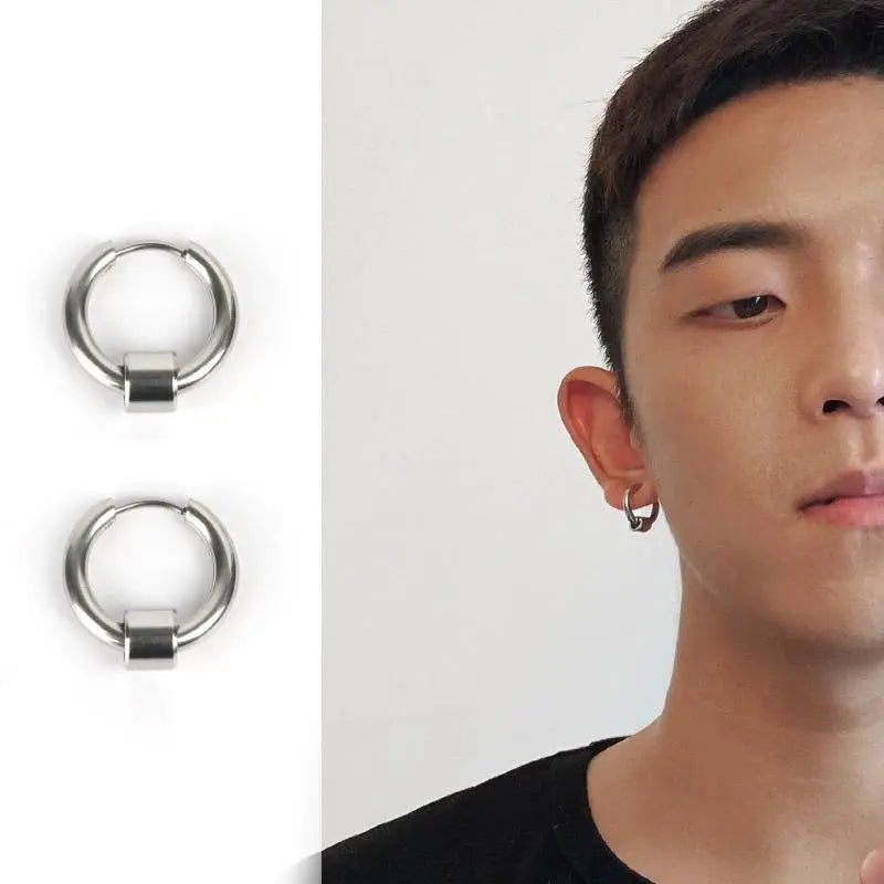 Punk Style Thick Earrings ArtsKoreanMan