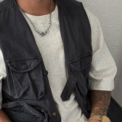 Punk Titanium Steel Necklace ArtsKoreanMan