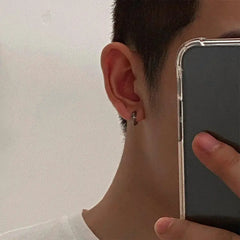 Retro Punk Hoop Earrings ArtsKoreanMan