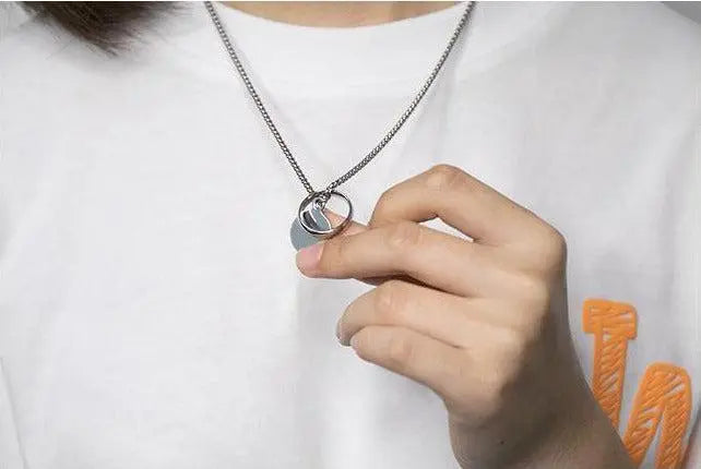 Ring Pendant Necklace ArtsKoreanMan