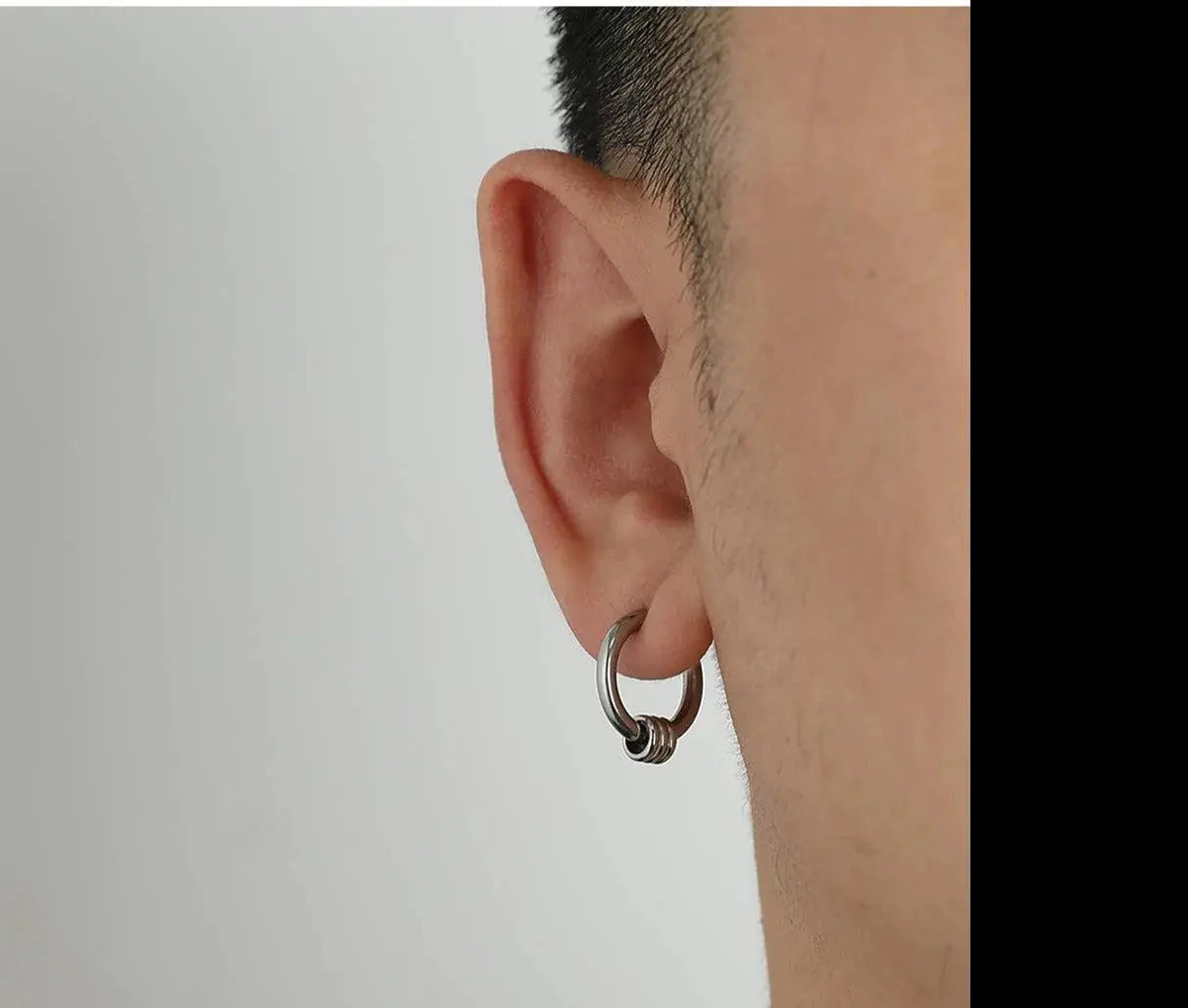 Round Hip-Hop Punk Earrings ArtsKoreanMan