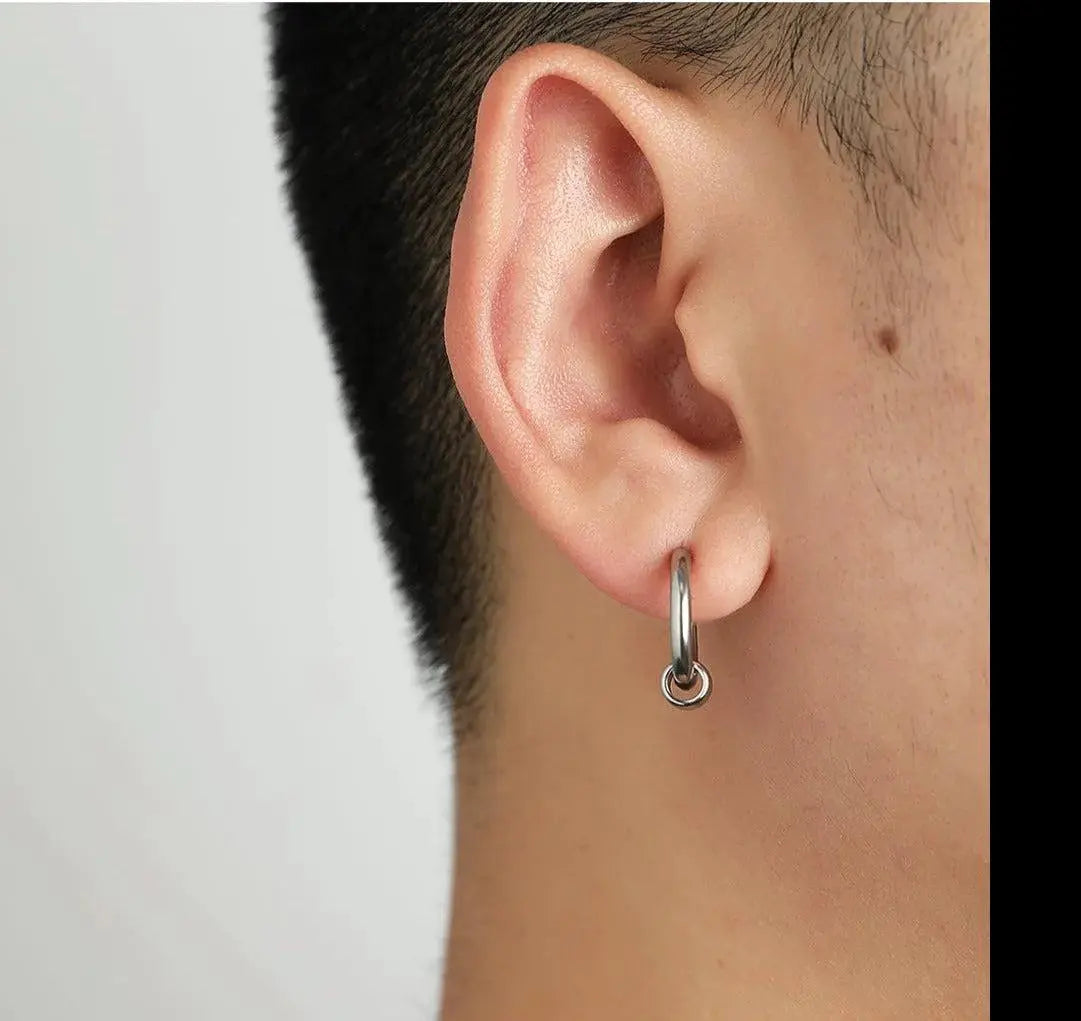 Round Hip-Hop Punk Earrings ArtsKoreanMan
