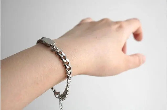 Round Square Plain Bracelet ArtsKoreanMan