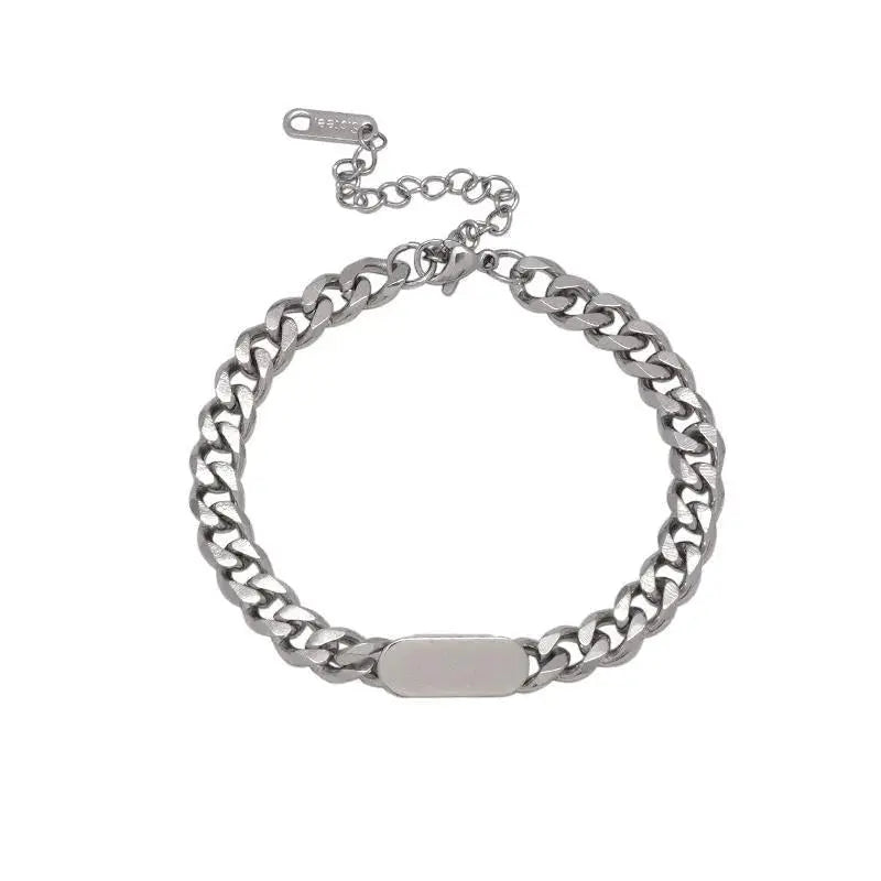 Round Square Plain Bracelet ArtsKoreanMan