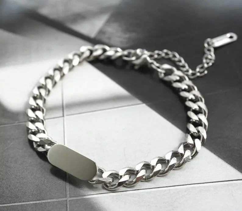 Round Square Plain Bracelet ArtsKoreanMan