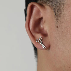 Scissors Stud Earrings ArtsKoreanMan