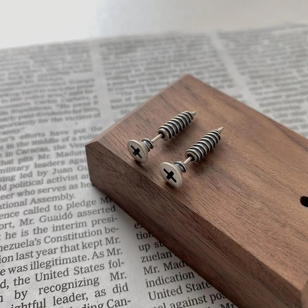 Screw Ear Earrings ArtsKoreanMan