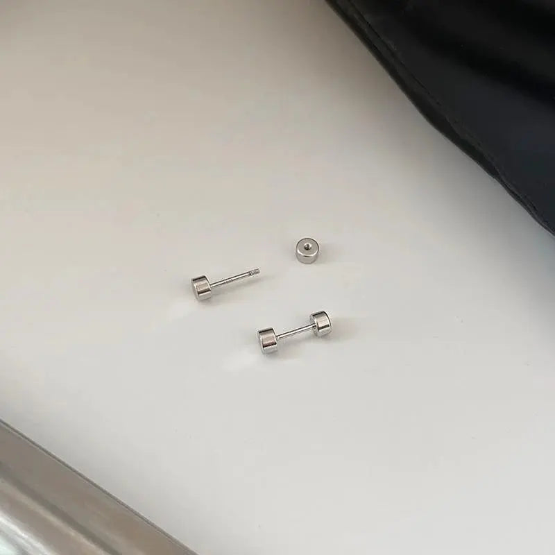 Screw Stud Earrings ArtsKoreanMan