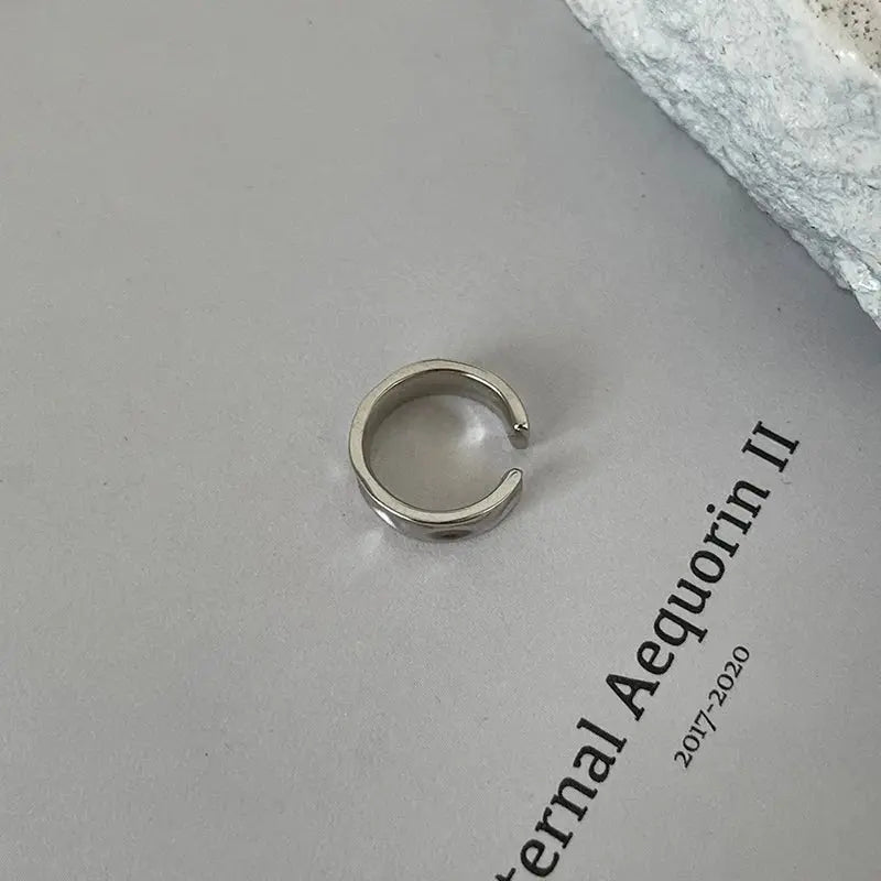 Silver Earring Clip ArtsKoreanMan