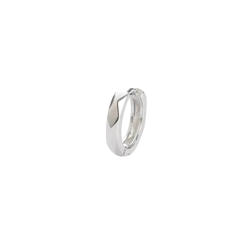 Silver Hoop Earrings ArtsKoreanMan