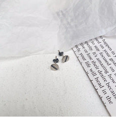 Silver Screw Ear Studs ArtsKoreanMan