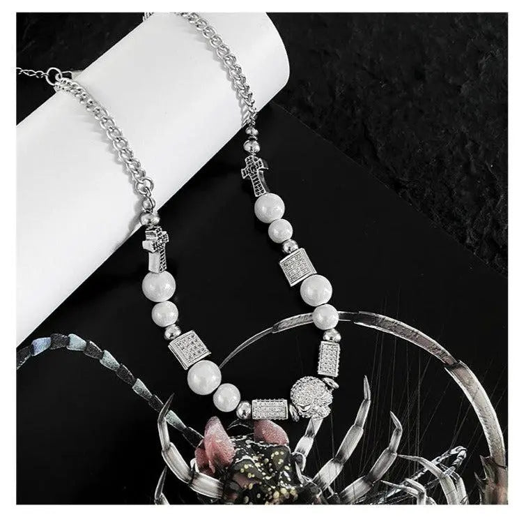 Skull Necklace & Bracelet ArtsKoreanMan