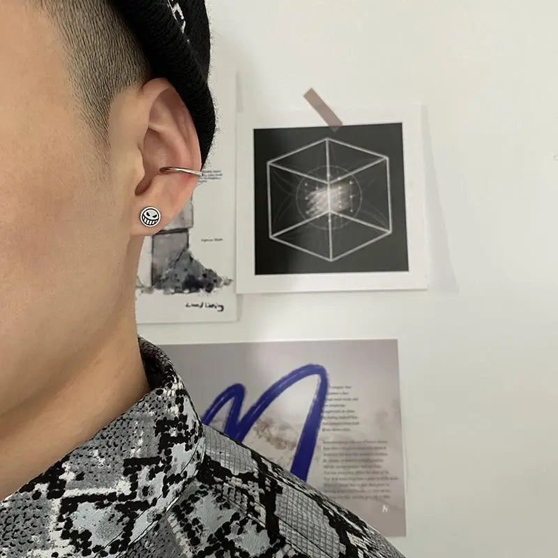 Smiley Earrings ArtsKoreanMan