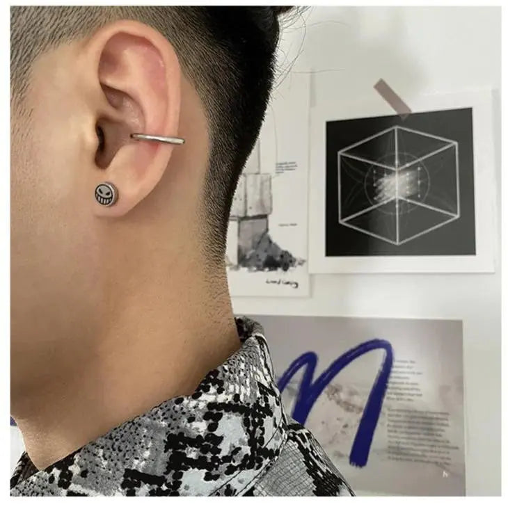 Smiley Earrings ArtsKoreanMan