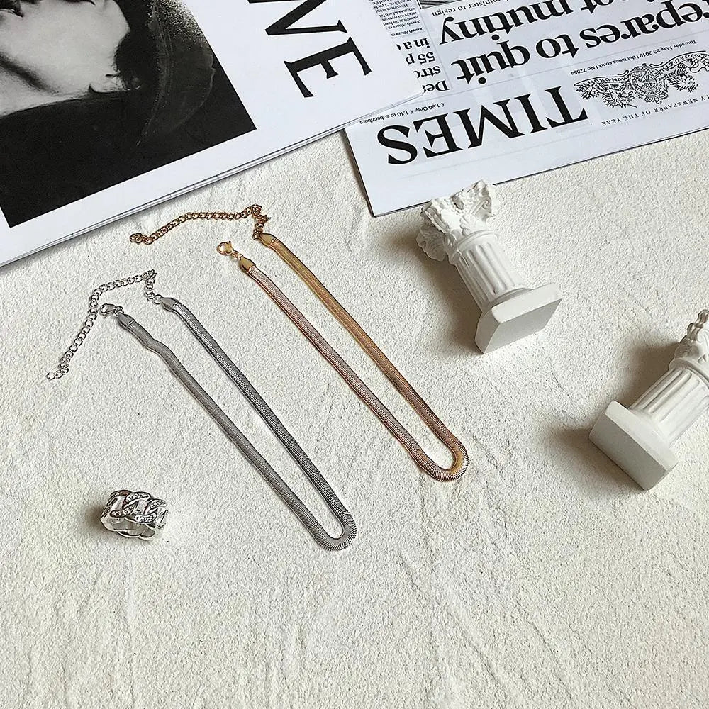 Snake Bone Chain Choker ArtsKoreanMan