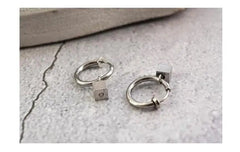 Square Cube Earrings ArtsKoreanMan